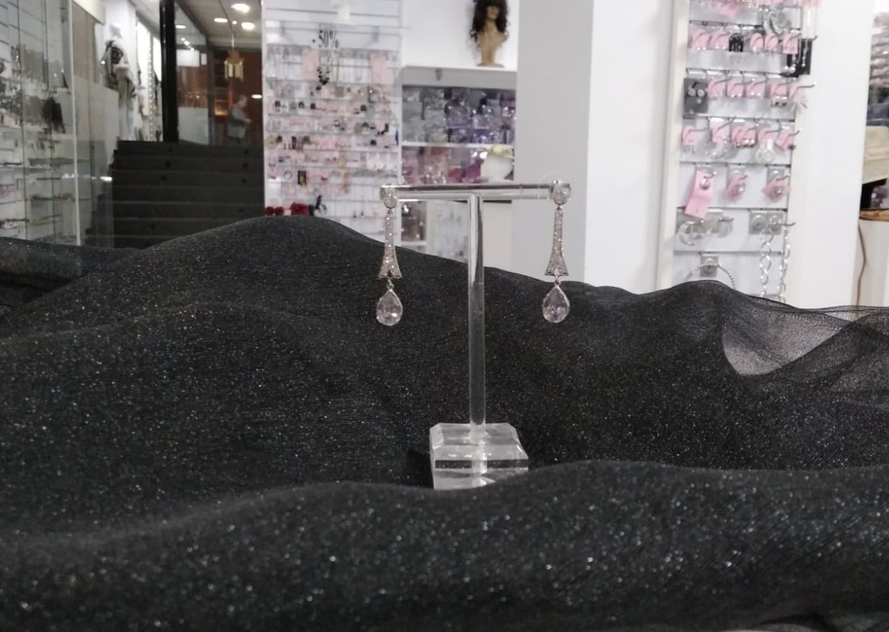 Pendiente cristal
