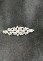 Broche mantilla plateado