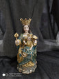 Figura religiosa Virgen de la Victoria, resina, 18cm.