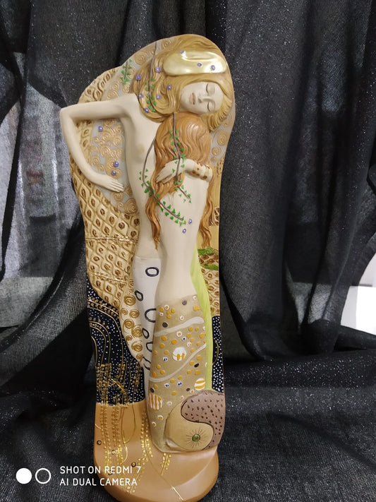 Figura personaje serpientes marinas 26cm.resina, Gustavo Klimt