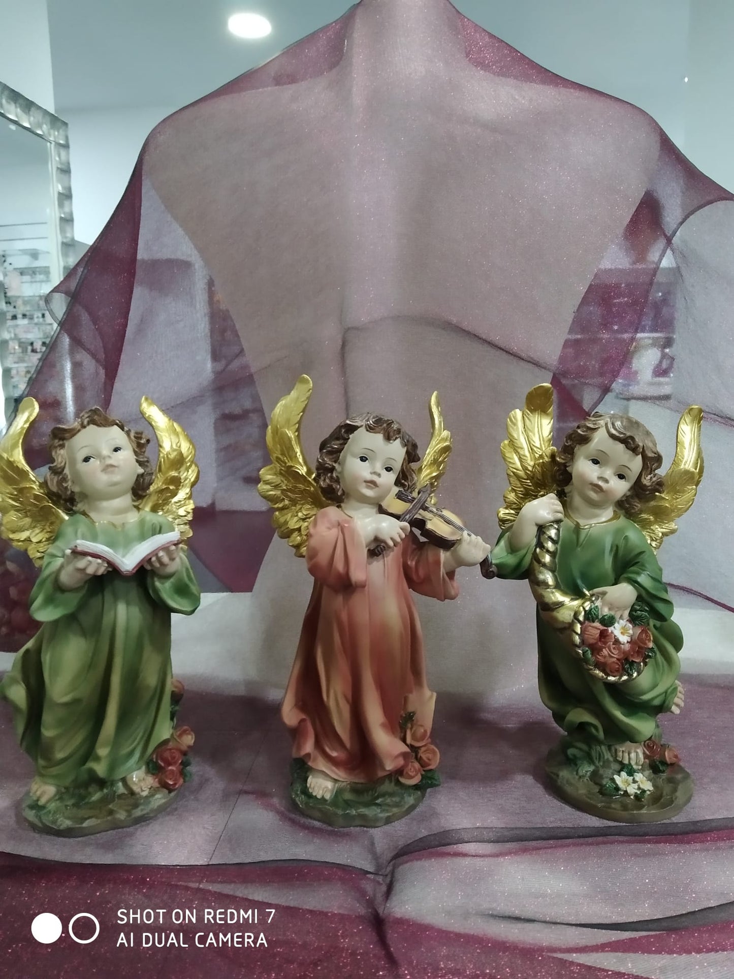 Figura religiosa Ángel 26cm.