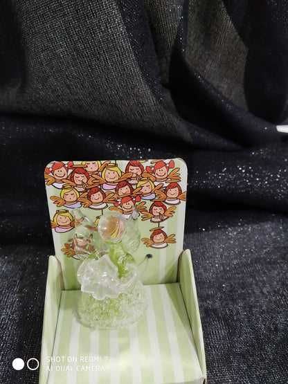 Figura personaje Ángeles cristal sobremesa pequeños