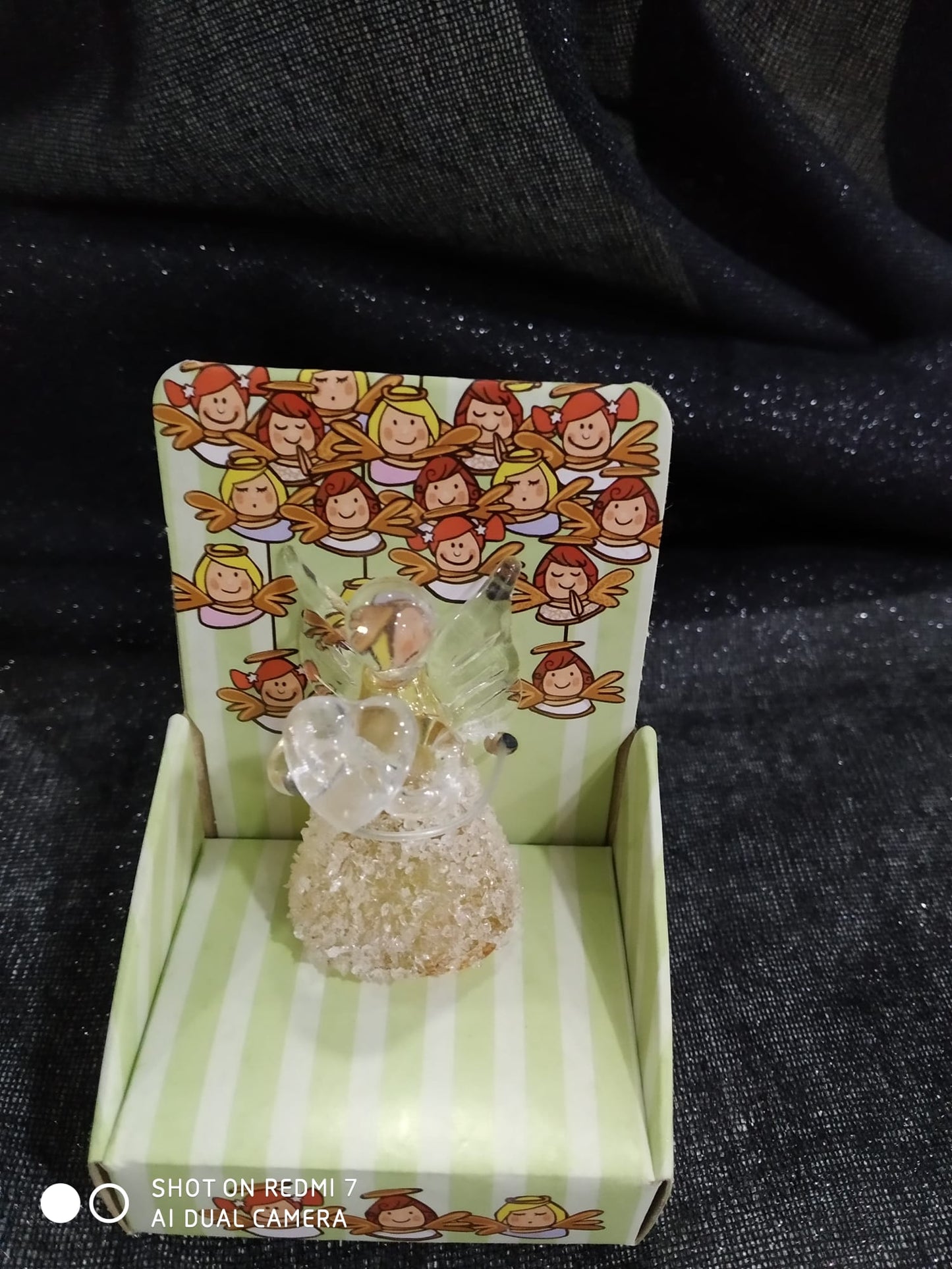 Figura personaje Ángeles cristal sobremesa pequeños