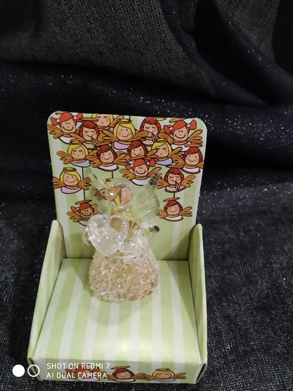 Figura personaje Ángeles cristal sobremesa pequeños