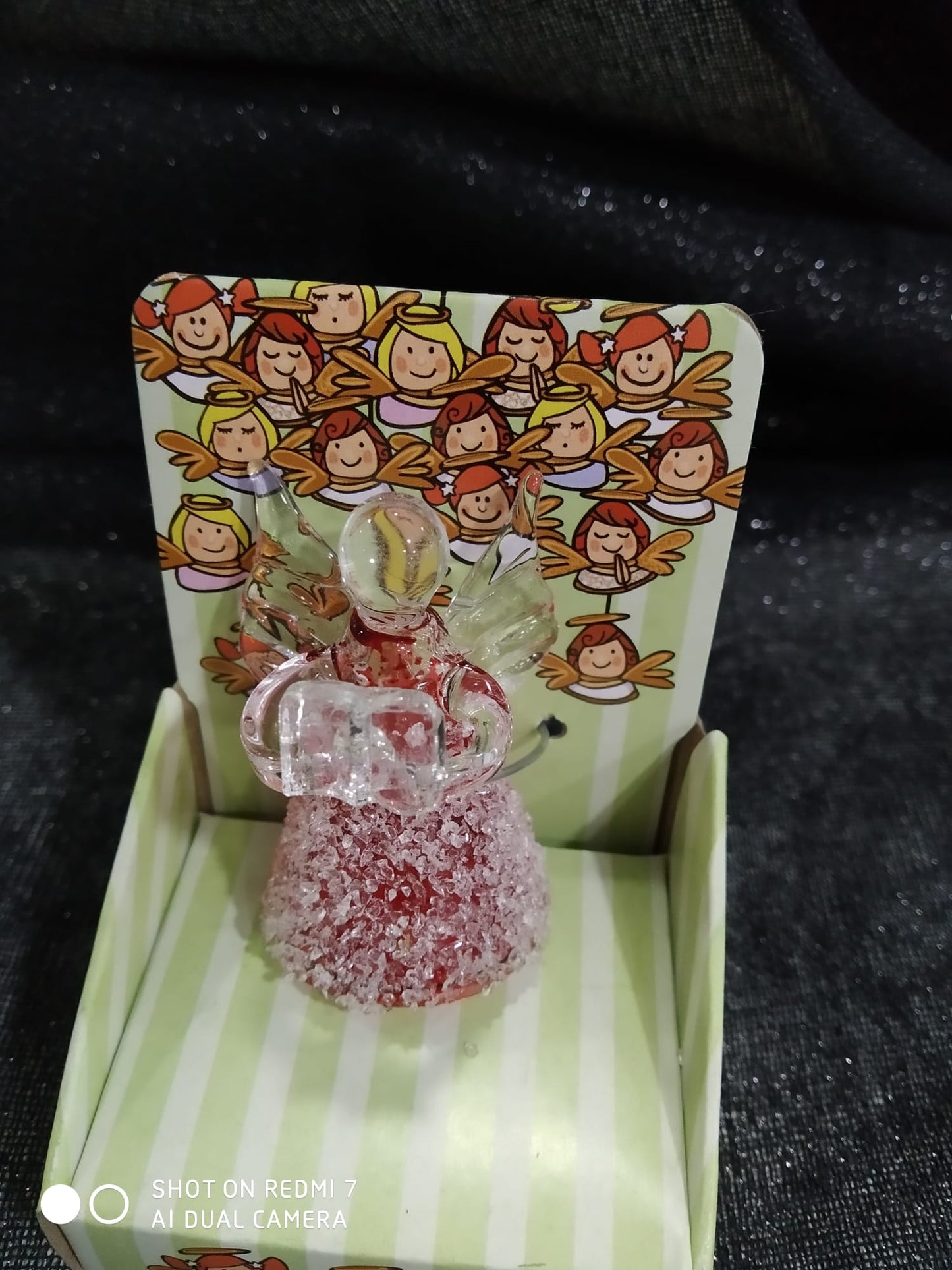 Figura personaje Ángeles cristal sobremesa pequeños