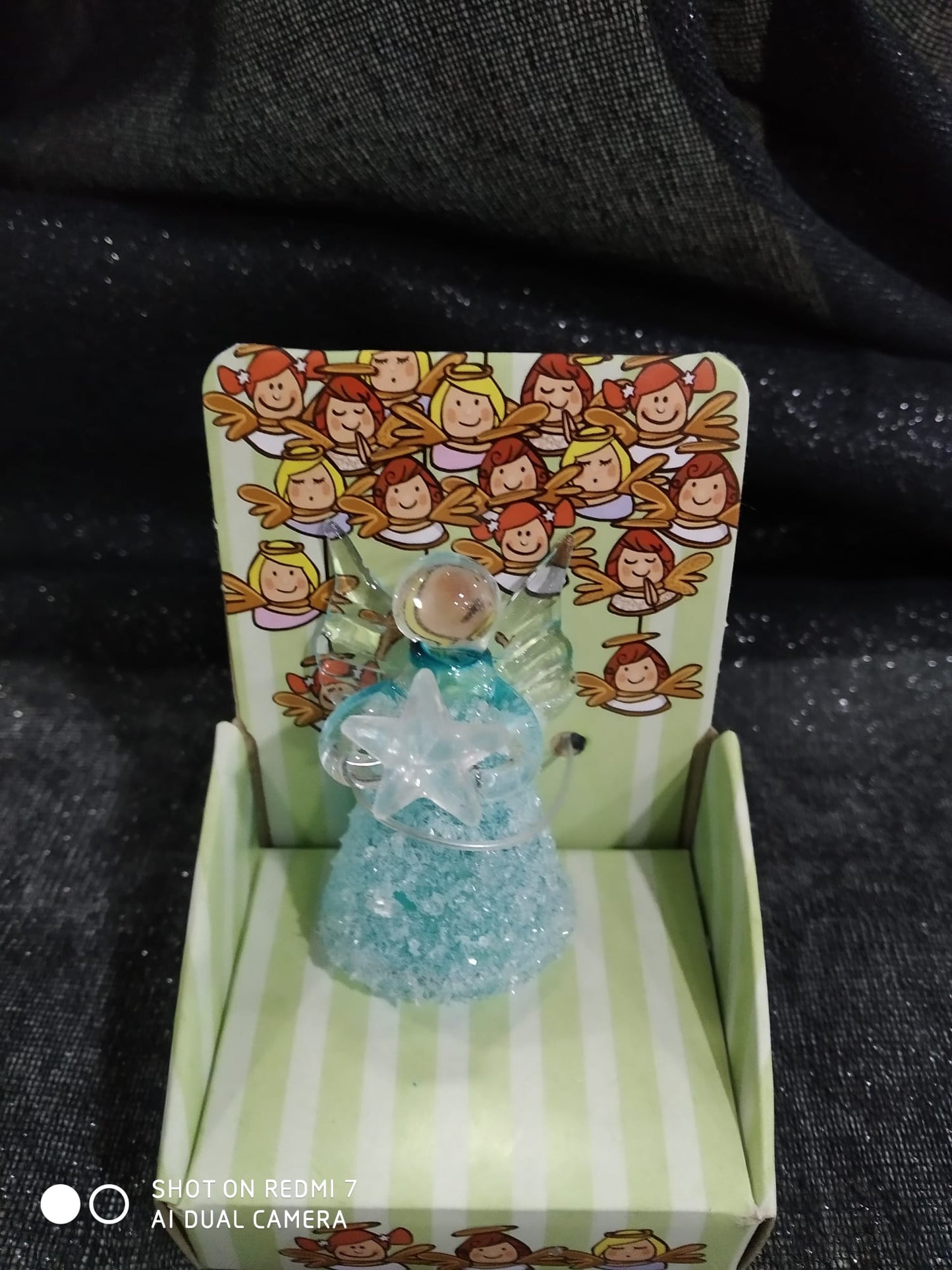 Figura personaje Ángeles cristal sobremesa pequeños