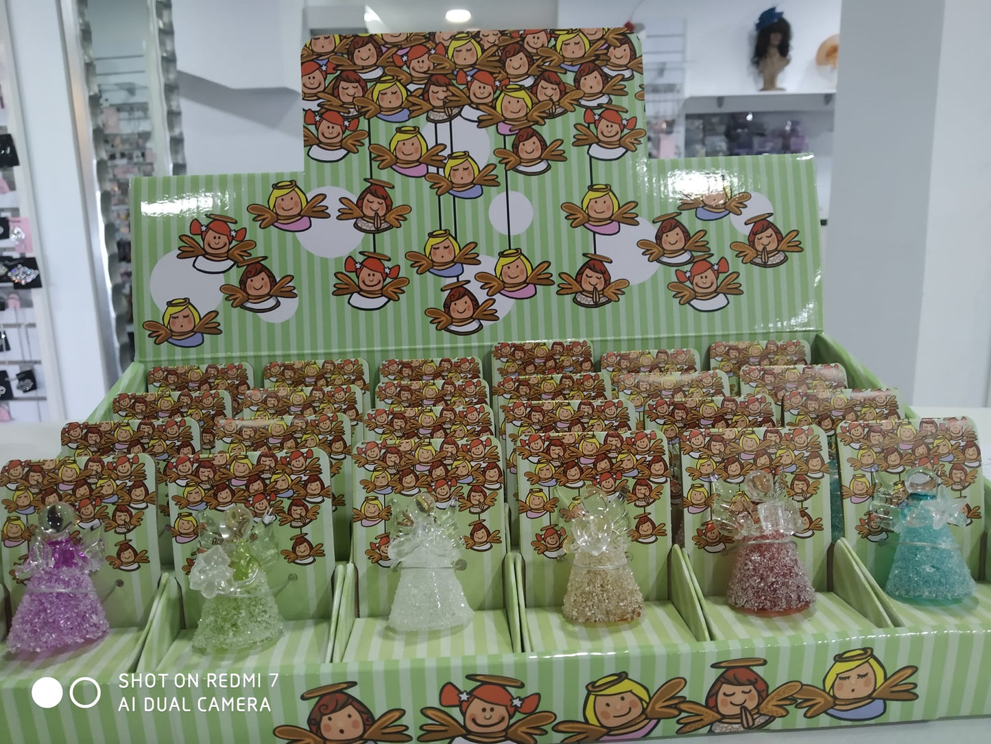 Figura personaje Ángeles cristal sobremesa pequeños