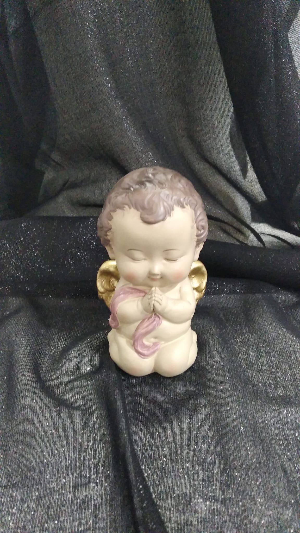 Figura religiosa Ángel ojos cerrados 13cm. ELEGIR MODELO