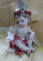 Figura religiosa Ángel corona flores. ELEGIR MODELO