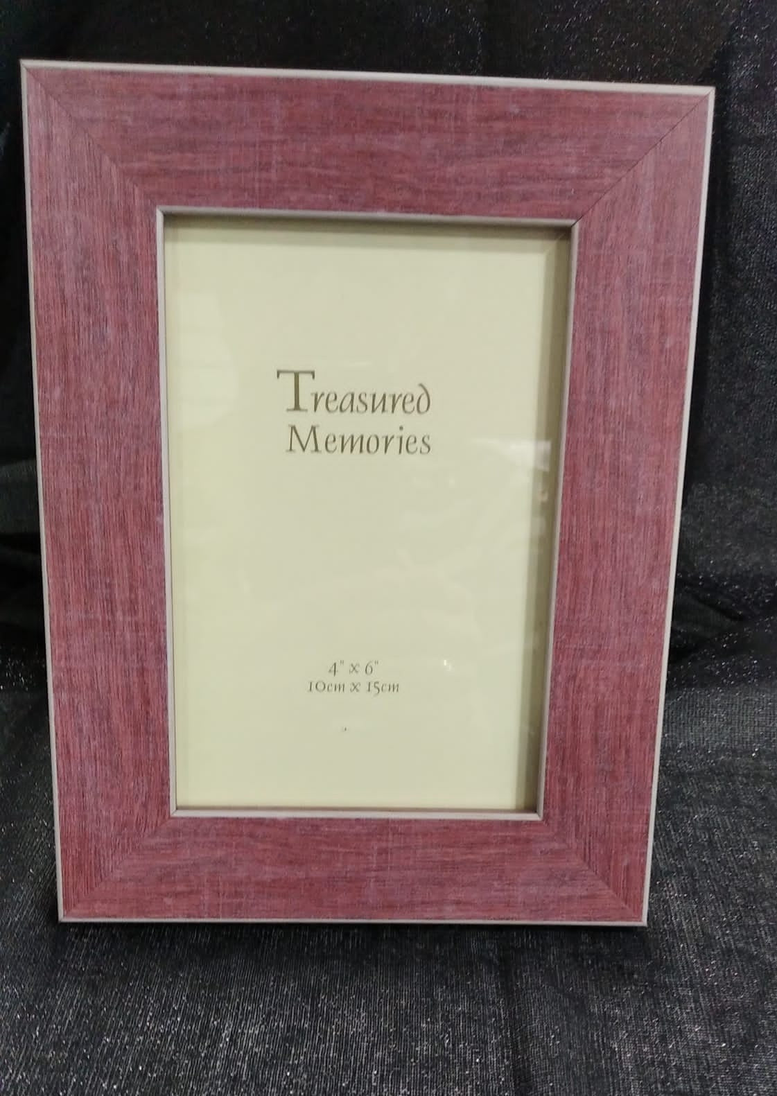 Decoración Portafotos rojo decapado 10x15.