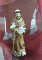 Figura religiosa San Francisco de Asís 13 cm.