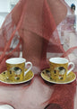 Set cocina 2 tazas con plato Klimt.