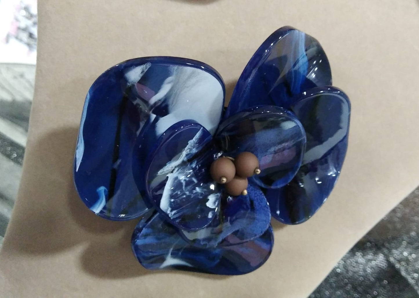 Broche Flor doble broche.