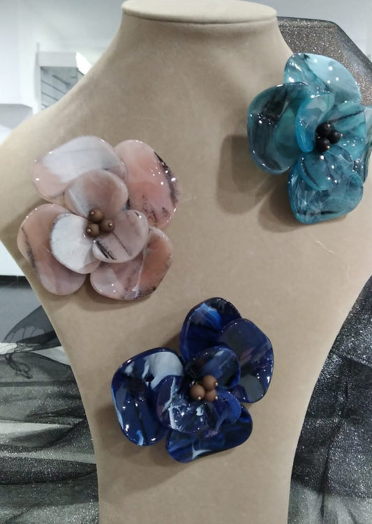 Broche Flor doble broche.