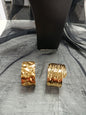 Brazalete acero dorado, abierto y rígido, Moments