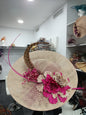 Pamela bicolor, beige, fucsia y buganvilla