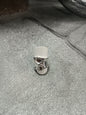 Anillo cerrado acero, talla 8